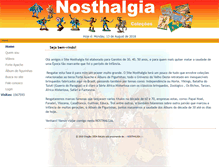 Tablet Screenshot of nosthalgia.com.br